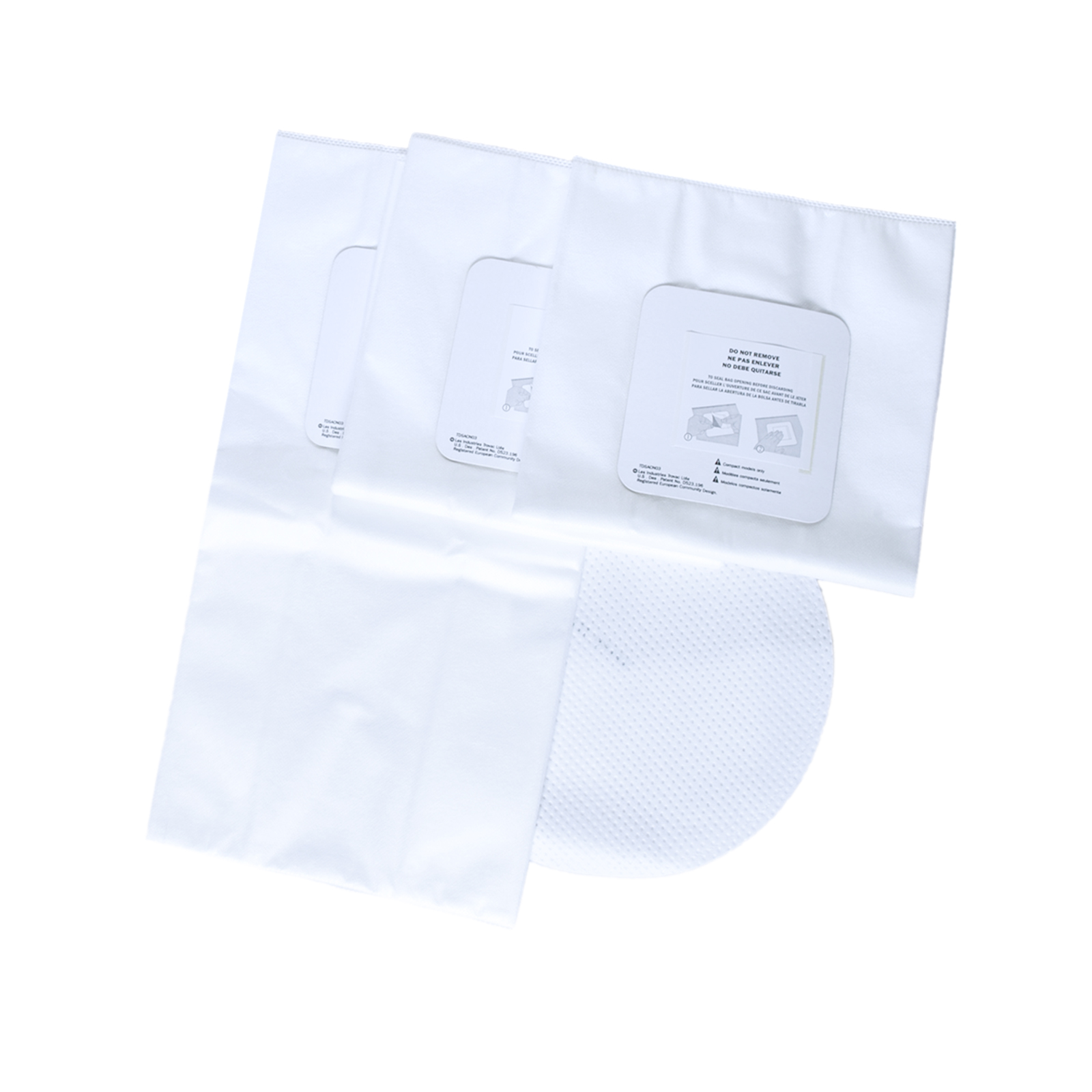 3 anti-allergene stofzakken 1450