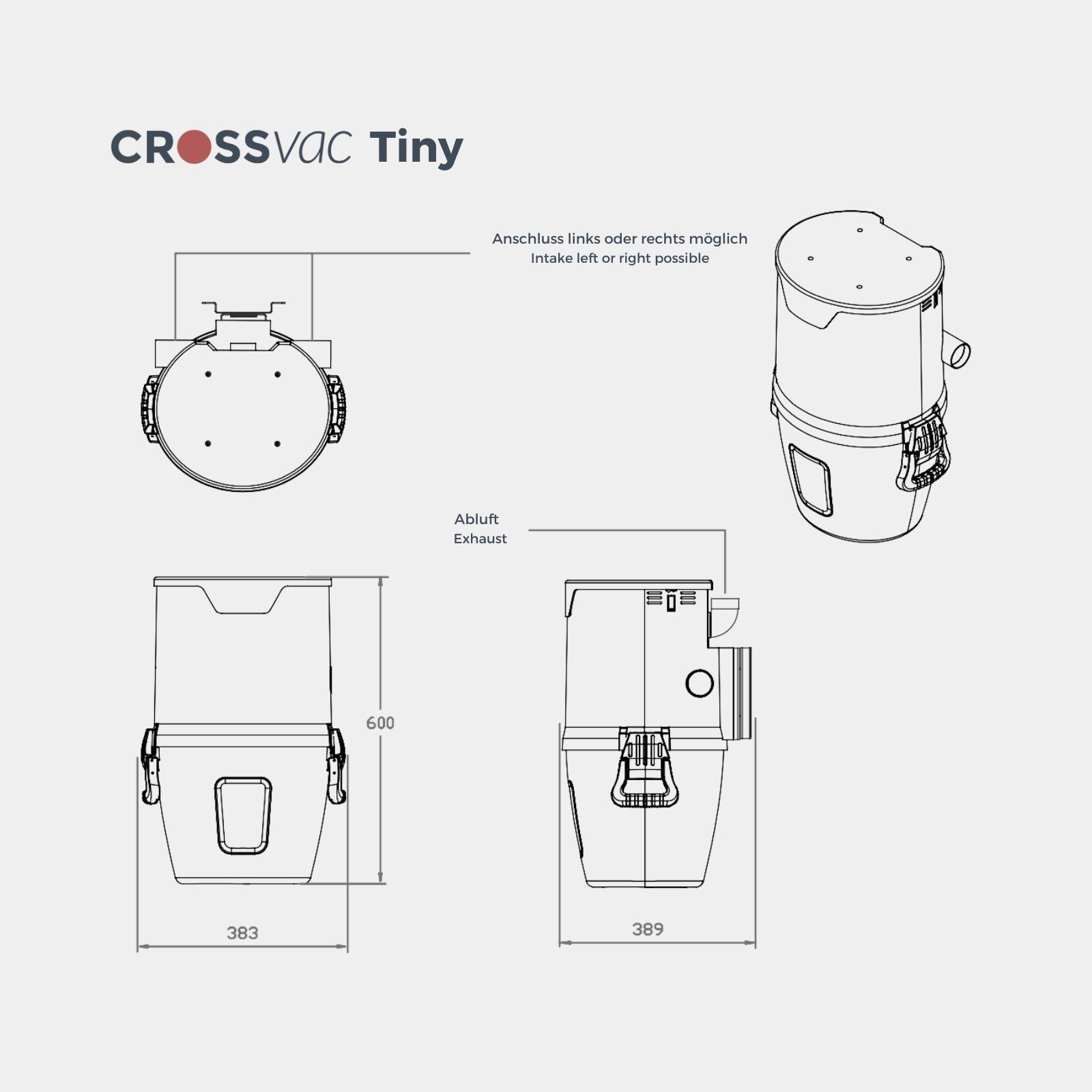 Dimensionen-Crossvac-Tiny